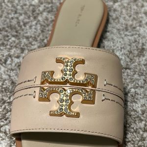 Tory Burch Everly Slide Calf Leather Size 9.5